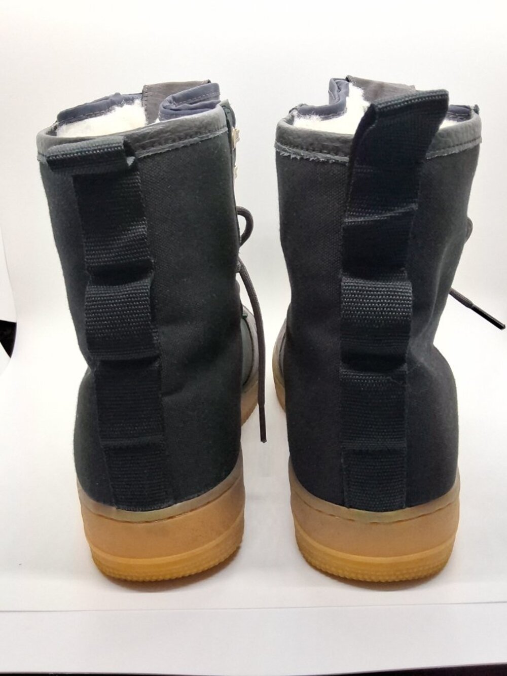 AF1 Nike SF Trainers Sneakers High Air Force Sherpa Size 8.5 Never Worn. No Box - Picture 4 of 16